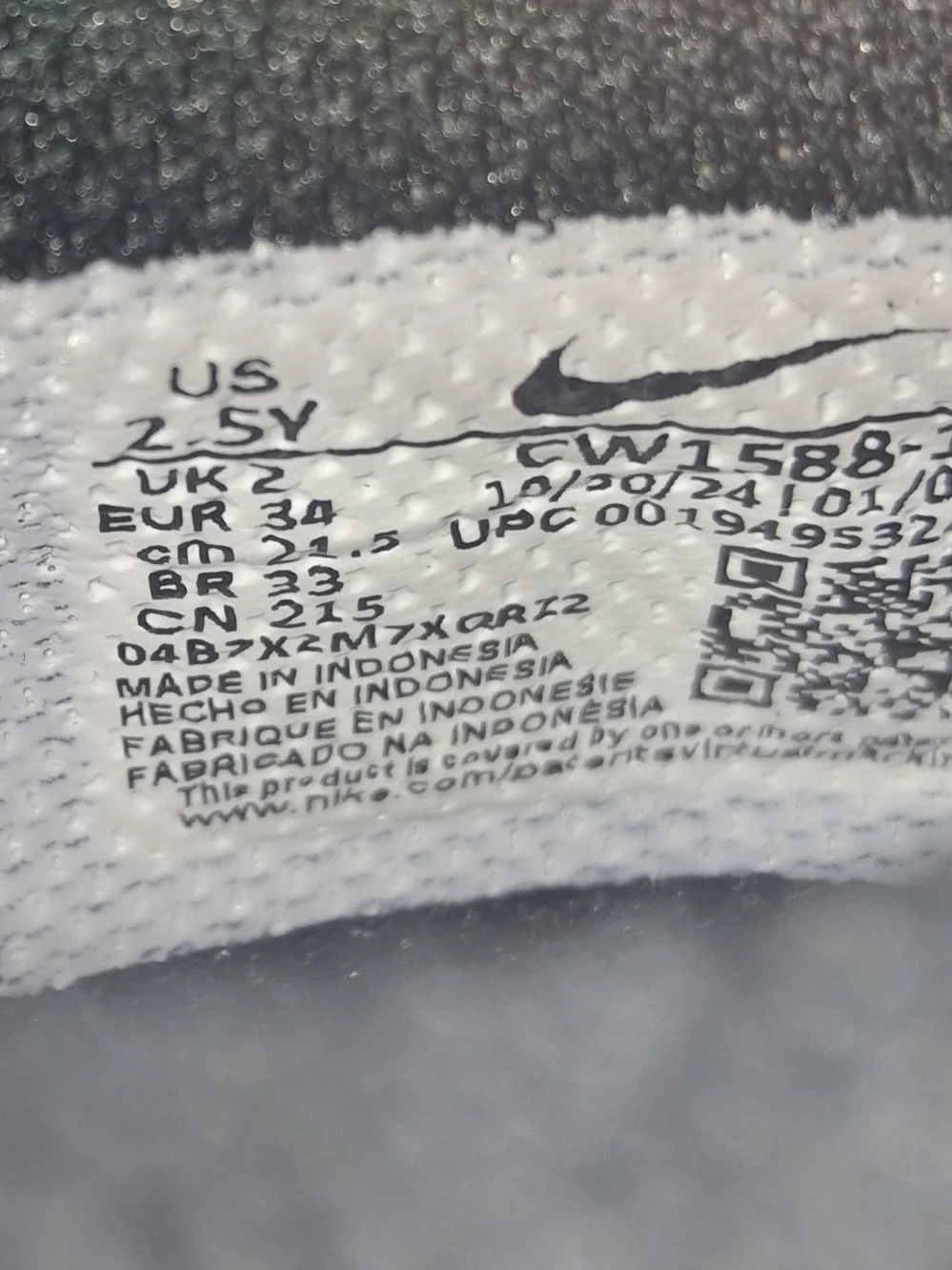 Nike Kids Panda Dunk Low Sneakers 3.5y